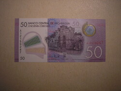 Nicaragua - 50 Cordobas 2015 UNC polymer