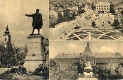 128 --- Futott képeslap eredeti kiadás (nem reprint) NAGYKŐRÓS