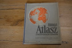 Régi középiskolai földrajzi atlasz 1966