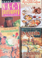Nagy fritukönyv + Nem boszorkányság - Háztartás takarékon + Tvr-hét Receptlexikon + Nagyevők szakács