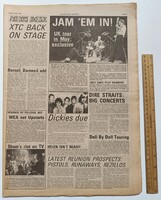 New Musical Express NME 1979/3/31 Angelic Upstarts Thin Lizzy Members Pop Group Graham Parker Siouxs