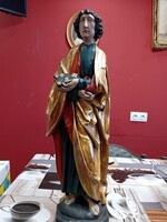 Hatalmas antik szent gipsz szobor