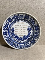Korondi kerámia disztál, 22 cm-es nagyságú, gyűjtőknek. 3449
