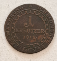 1 Krajcár 1812. S.. ( Habsburgház ) (V-33)