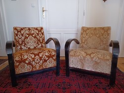 Art deco fotel pár