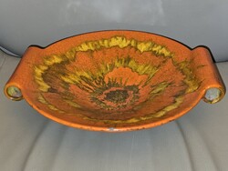 Gorka Géza art deco tál nógrádverőcei NGV jelzés