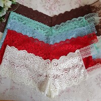 Új, XL-2XL / 48-50-es méretű, egyedi készítésű francia csipke bugyi, fehérnemű
