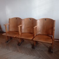 Mozi szék, art deco fotel,  loft moziszék, 3 személyes