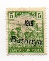 Bélyeg: Baranya Szerb megszállás.