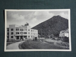 Képeslap,Kárpátalja,Ukrajna,Huszt,Járási hivatal látkép,részlet, 1939-