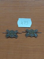 MN VEGYIVÉDELEM TISZTHELYETTES FEGYVERNEMI JELVÉNY 473.