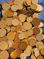 170 darab  külföldi pénz érme, vegyesen LOT (606)