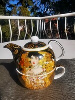 Hollóházi Gustav Klimt, Single-Serve Tea Set