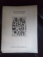 19-20. századi külföldi rajzok és grafikák angol nyelvű.A/4-es.