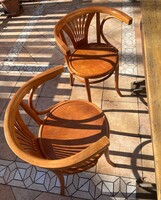 Régi eredeti jelzett Thonet székek, Debreceni Gőzfűrész és Faárugyár Rt.