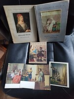 Dürer -1940-es/Pompei festészet-1938-as/Vermeer-1952-es.