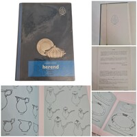 Herendi porcelán szervízforma kontúrrajz katalógus könyv