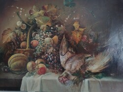 Kránitz Margit Vadászcsendélet olaj-farost festmény