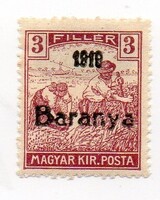 Bélyeg: Baranya Szerb megszállás.