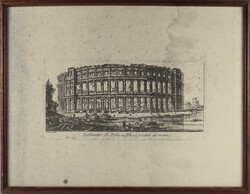 1U941 Ismeretlen művész: A Pulai anfiteátrum - Anfiteatro di Pola - nyomatról készült másolat