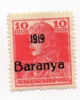 Bélyeg: Baranya Szerb megszállás.