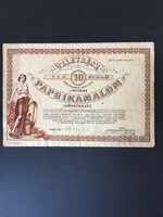 Miskei Paprikamalom Szövetkezet Üzletrész 1946.