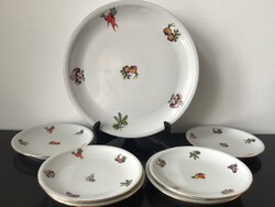 Alföldi porcelán süteményes tányér készlet
