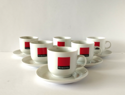 RITKA! LIMITÁLT "ROWENTA" ALFÖLDI PORCELÁN PRESSZÓ KÁVÉS CSÉSZE KÉSZLET