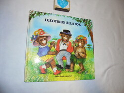 Egzotikus állatok - Jálics Gyula rajzaival -1990 - retro képeskönyv