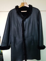 Fregoli női bőr/szőrme kabát