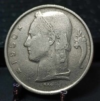 Belgium 5 frank, 1950 B12A3