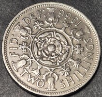 Egyesült Királyság 2 Shilling (Florin), 1966.