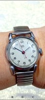 UMF Ruhla Germany, 32 mm watch, new steel spring strap, 1950, working, clean movement