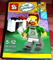 THE SIMPSONS -LEGO kompatibilis játékfigura - Nedward "Ned" Flanders, Jr - DOBOZÁVAL a képek szerint