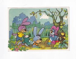 HÚ:30 Húsvéti üdvözlő  képeslap FOKY