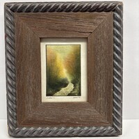 Barsi Ferenc akvarell "Ösvény"