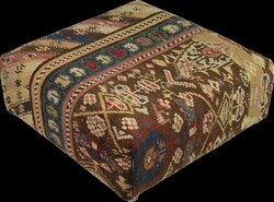 Caucasus Rug Footstool. 40x40 cm 
