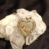 Gyémántokkal  arany medál  "Happy Diamonds"