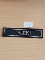 HÍMZETT NÉV TELEKI FELVARRÓS 1099.