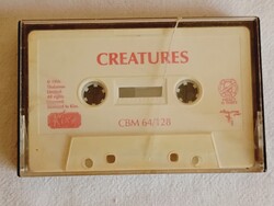 Játék kazetta magnó szalag 10 Commodore 64-128 creatures