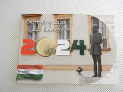 2024 Batthyányi 200 Ft UNC verdefényes RITKA bliszter csak 375 db sorszám: 276