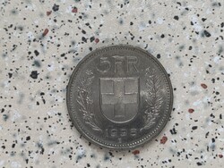Svájci 5 frank 1996.