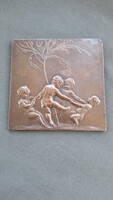 Eladó  Stefánia Schwartz bronz plakett