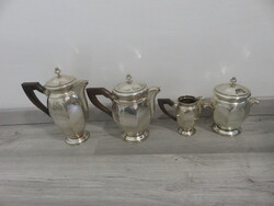 Francia ezüst art deco teás készlet