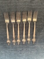 Régi SZOVJET vastagon ezüstözött kis villa szett