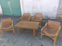 Andy fotel és asztal, retro design  bútor