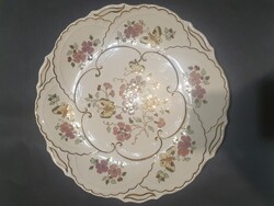 Zsolnay pillangó mintás falitál 31 cm átmérőjű (MOL részére készült)
