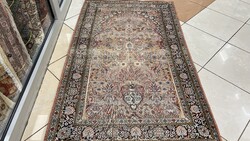 3603 KASMÍR selyem Életfa mintás kézi perzsa szőnyeg 92X154CM INGYEN FUTÁR