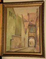 Tibai Takáts Jenő (1876-1943) : Balta-köz / Budai vár