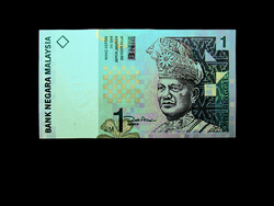 UNC - 1 RINGGIT - MALAJZIA - 2000...Az új pénz - portré vízjeles!